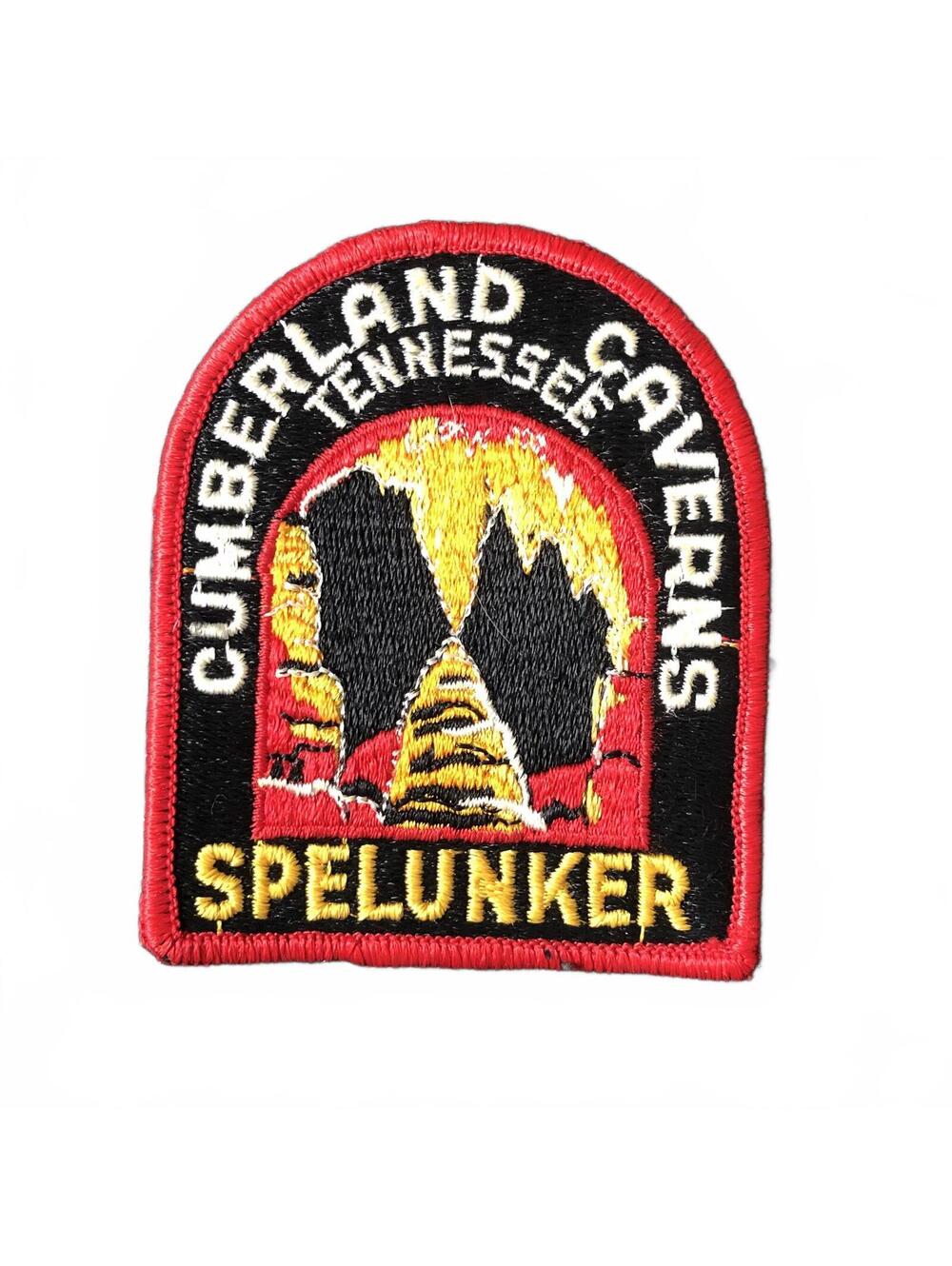 Vintage Cumberland Caverns Tennessee Spelunker Embroidered Patch